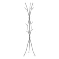 thumbnail image 1 of Monarch Specialties Coat Rack, Hall Tree, Free Standing, 11 Hooks, Entryway, 74"h, Bedroom, Metal, Grey, Contemporary, Modern, 1 of 4