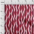 thumbnail image 1 of oneOone Viscose Chiffon Fabric Abstract Stripe Ikat Decor Fabric Printed BTY 42 Inch Wide, 1 of 4
