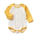 thumbnail image 1 of Timegard Toddler Baby Clothes Boy Girls Newborn Ribbed Button up Onesie Infant Cotton Unisex Outfits, 1 of 4