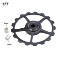 thumbnail image 4 of Mosiee Road Bike Rear Pull Guide Wheel Mountain Road Bike Bicycle Rear Derailleur 10T-17T Ceramic Wheel Pulley Rear Derailleur Parts, 4 of 7