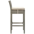 thumbnail image 2 of Modway Conduit 30"" Patio Bar Stool in Light Gray and Beige, 2 of 3