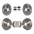 thumbnail image 1 of Transit Auto Front Rear Disc Brake Rotors Semi-Metallic Pads and Drum Kit for Car Chevrolet HHR K8S-103371, 1 of 11