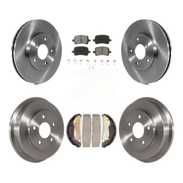 Transit Auto Front Rear Disc Brake Rotors Semi-Metallic Pads and Drum Kit for Car Chevrolet HHR K8S-103371