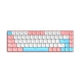 thumbnail image 2 of EGNMCR Keyboard Gaming Keyboard Computer Desktop Gaming Keyboard 68 Key Mechanical Keyboard Type-C Wired RGB LED Backlit Blue Gaming Mech Keyboard Wired Keyboard, 2 of 6