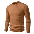 thumbnail image 1 of LIaqionyy Chandail pour Homme à Col Roulé, Chandail à Enfiler, Hauts Tricotés Automne Hiver, Chandail Chaud à Enfiler, Coupe Ajustée, Chandail de Base, M-3TG, 1 of 3