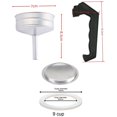thumbnail image 1 of Espresso Coffee Moka Pot Replacement Parts Handle,Gasket Seal,Funnel,Filter, 1 of 10