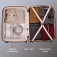 thumbnail image 4 of 3-Piece Hardside Luggage Set: 28 Inch, 24 Inch Large Suitcases with wheels and 20 Inch Carry On Luggage, 4 of 10