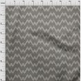 thumbnail image 3 of oneOone Polyester Lycra Fabric Chevron Ikat Printed Fabric 1 Yard 56 Inch Wide, 3 of 4