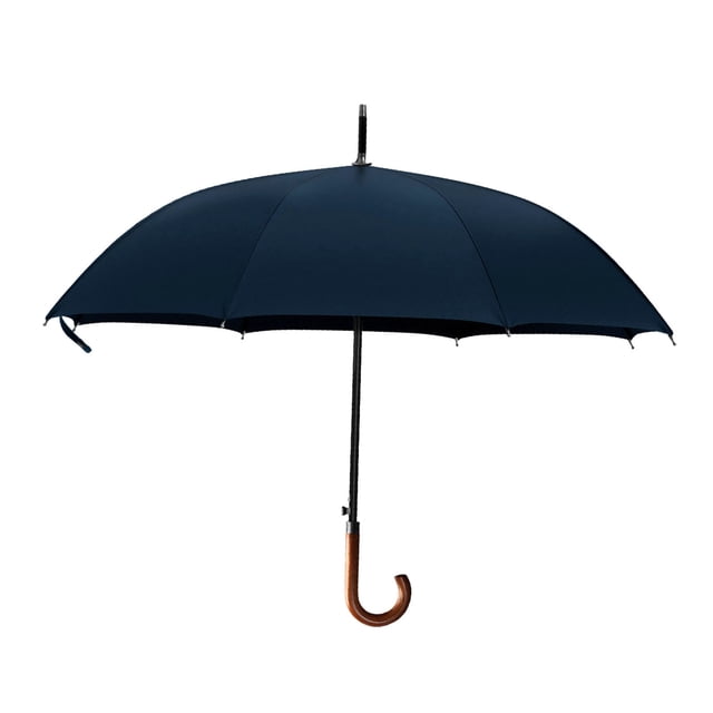 Long Umbrella Large Umbrella Windproof Umbrella Big Umbrella Business Umbrella Long Umbrella Long Wooden Handle Windproof Retro Style Water High Denstity Large Umbrella For Rainy