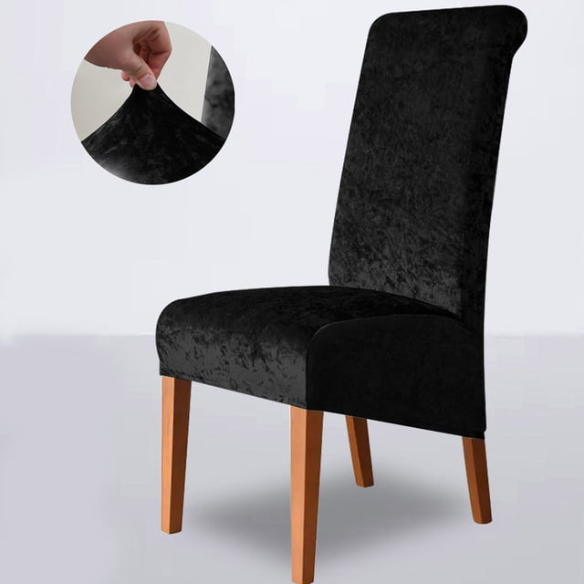 TopLLC Throw Blanket, Throw Blanket for Couch Velvet Stretch Chair Cover Large Slant High Back Chair Cover Solid Color Home Hotel Dining Chair Cover Allin One All Inclusive Dirtproof Chairs Cover