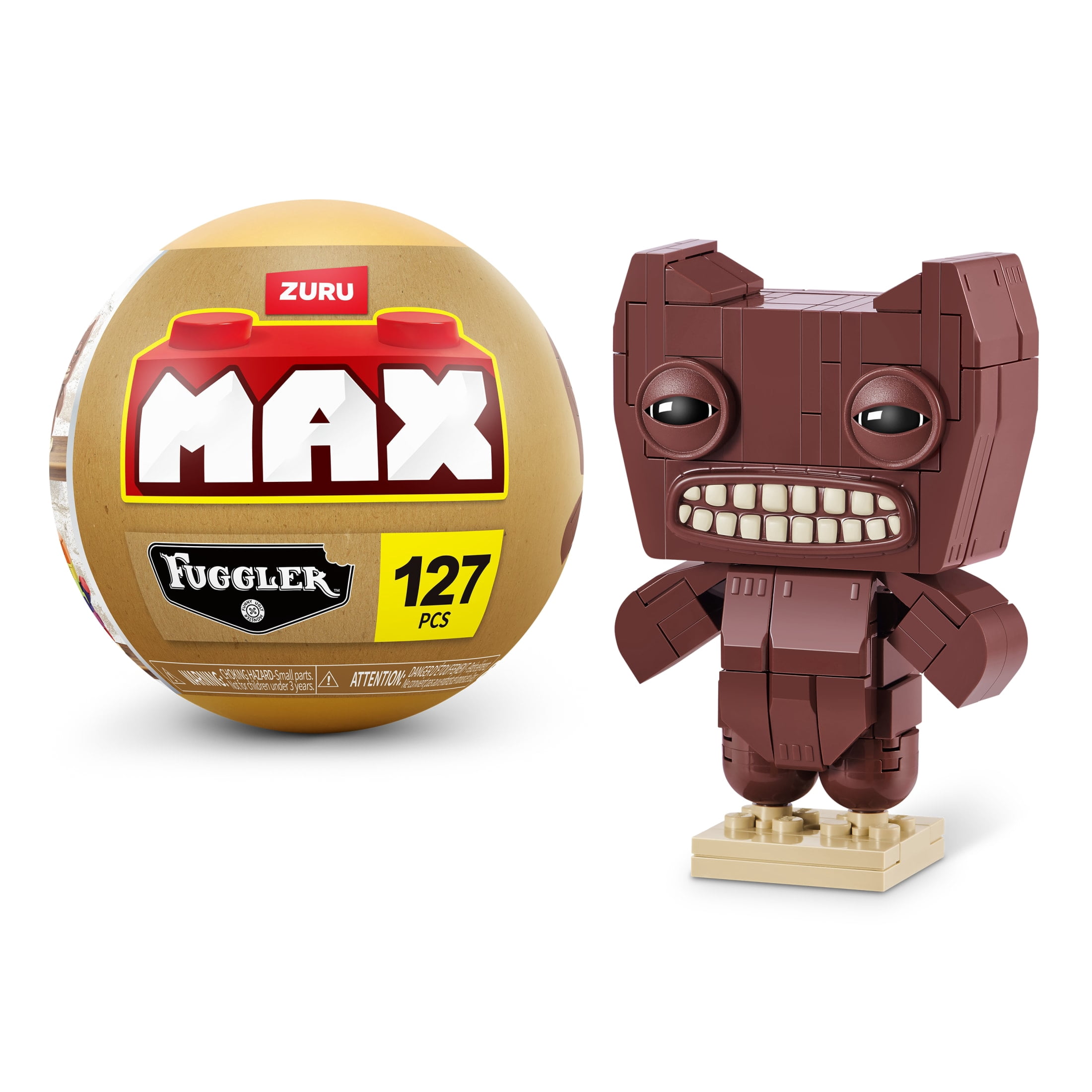 Collection MAX BUILD MORE Premium Fugglers (Squidge) de ZURU - Jeu de briques de construction en plastique pour enfants de 8 ans et plus