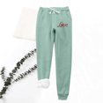 thumbnail image 1 of LSLJS Women's Love Printing Leggings with Elastic Drawstring Pockets Thick Warm Pants, 1 of 3
