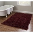 thumbnail image 4 of New Flokati 1400gr 3'6" x 5'6" Accent Rug, Burgundy, 4 of 5