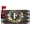 Wreath Monogram Letter F, variant on Wreath Monogram Letter H Mailbox Covers, Buffalo Plaid Outdoor Magnetic Mailbox Cover, 25.5 x 21 in Mail Box Covers for Yard Garden Decor