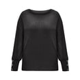 thumbnail image 2 of XZNGL Chandail pour Femmes, Mode, Couleur Unie, Col Rond, Chaud, Manches Longues, 2 of 6