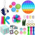 thumbnail image 1 of Wangscanis Ensemble de Jouets Anti-Stress 28/30 Pcs Outils Anti-Anxiété Jouets de Soulagement du Stress, 1 of 8