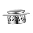 thumbnail image 3 of Tnarru Chimney Raining Cap Roof Vent Cap Protection Snow Dust Protection Heating Cool Air Vent Chimney Flue Cover Vent Cover Outside M, 3 of 8