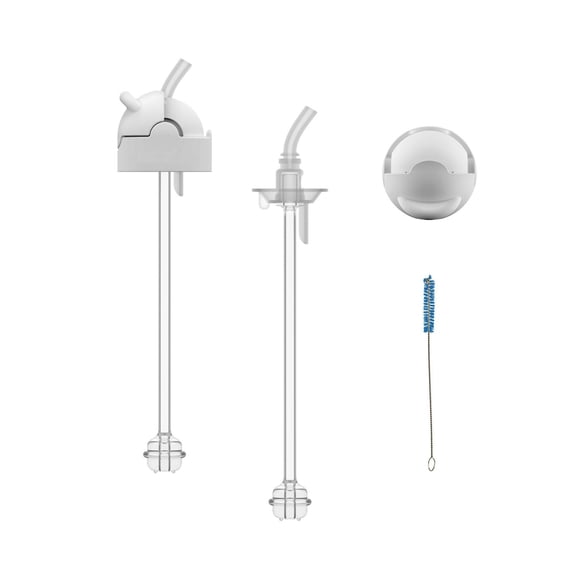Dr. Brown's Milestones Sippy Straw Bottle Conversion Kit, fits Standard/Narrow Options + Bottles