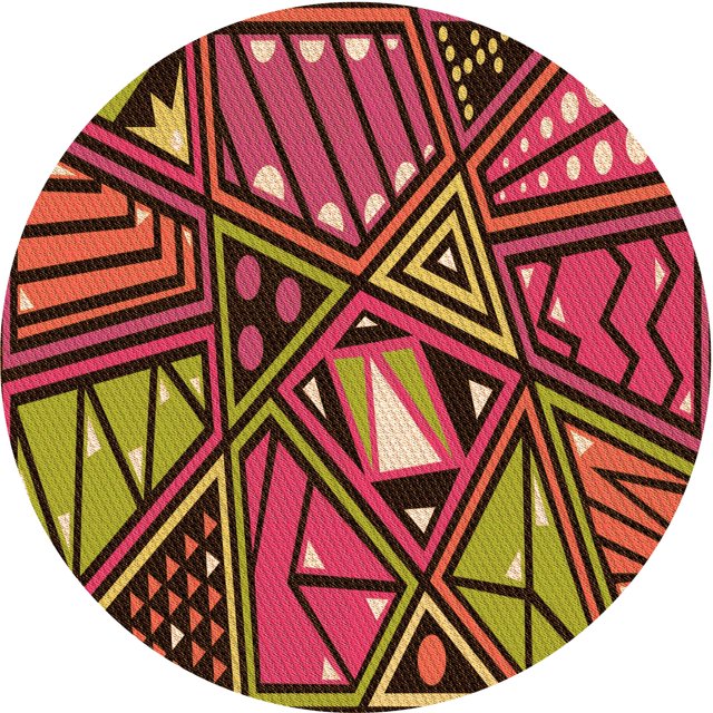 Ahgly Company Tapis d'Intérieur Ronds de Style Transitionnel Lavables à la Machine, Rouge Bourgogne, 3 Pieds Rond