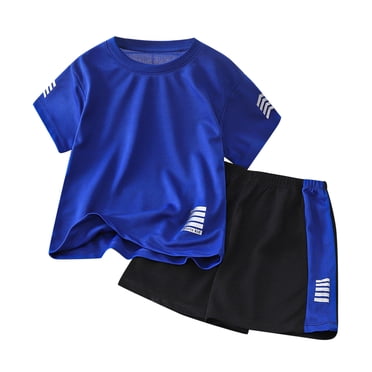 2025 Boys Outfits&Set Kids Unisex Dinosaur Clothes Spring Summer Print Short Outfits Set Clothes Sleeve Sports Tshirt Shorts Youth Boy Sweat Outfits