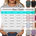 thumbnail image 2 of Pincandy Womens Sweaters Fall Fashion 3/4 Length Sleeve Tops Crew Neck Button Shirts Casual Pullover Cute Winter Clothes, 2 of 5