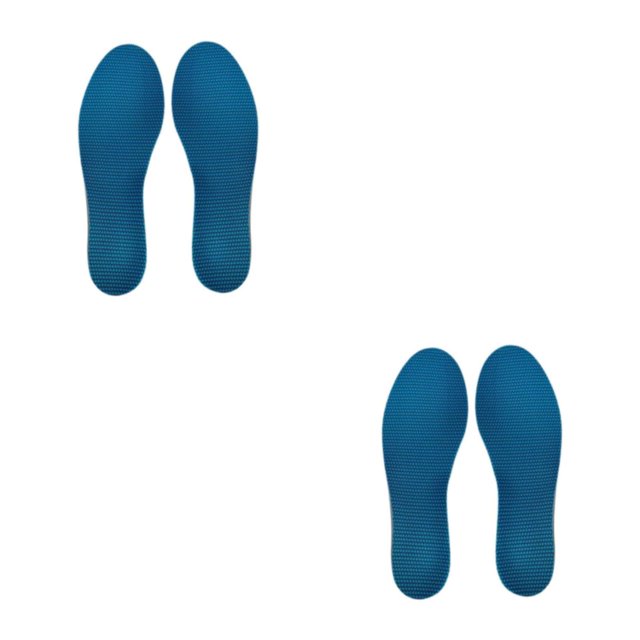 Youkk Cushioned Height Increase Insoles Breathable Shoe Inserts Heightening Insole Blue 4cm 2Set