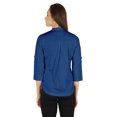 thumbnail image 4 of Inkmeso Stylish Mandarin Collar Top For Women Casual Solid Relaxed-Fit Zipper Front Tunic, 4 of 7