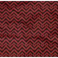 thumbnail image 4 of oneOone Tissu Popeline Sergé Coton Bio Chevron Ikat Imprimé 1 Yard 42 Pouces de Large, 4 of 4