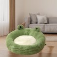 thumbnail image 1 of Cute Cartoon Pet Bed, Soft Breathable Plush Pet Cushion Bed for Cats Dogs, Keep Warm, Lightweight Portable, Versatile Functionality, 1 of 8