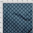 thumbnail image 3 of oneOone Cotton Cambric Blue Fabric Block Sewing Craft Projects Fabric Prints By Yard 42 Inch Wide, 3 of 4