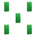 thumbnail image 1 of Wweixi Customized Fringe Curtain For Exquisite Anniversary Party Decorations Luster Green 5Set, 1 of 4