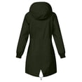 thumbnail image 3 of Mgmyaa Imperméable Long pour Femme, Manteau de Pluie Léger à Capuche, Coupe-Vent, Trench, Randonnée Plein Air, 3 of 6
