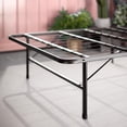 thumbnail image 2 of Zinus SmartBase Twin 14 inch Portable Folding Metal Platform Bed Frame, No Tools or Box Spring Needed, Black, 2 of 7