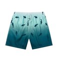 thumbnail image 1 of TopLLC Mens Shorts, Man Shorts Men Fashion Casual Drawstring Elastic Gradient Printing Design Beach Shorts, 1 of 8