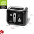 thumbnail image 2 of Starfrit 2.5L Oil Fryer with Removable Ceramic Bowl - Adjustable Temperature Control - Magnetic Power Socket and Large Viewing Window, 2 of 10