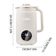 thumbnail image 3 of Tyidzon Nut Milk Maker Nut Milk Maker With A 12-hour Timer Keep-warm Function And One-button Cleaning Can Make Milk Oat Milk Soy Milk Juices Suitable For Families, 3 of 9