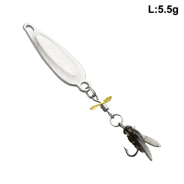 Cuillère Spinner Appât en Métal Micro Leurre de Pêche Petits Sequins Appâts