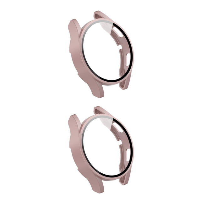 crativent Watches Protector Set Professional Sturdy Covering Component Modified Fitting Watch Case Kit Replacement for Watch 4 Rose gold frame/film 2Set