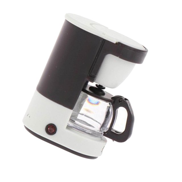 Meuble de Maison de Poupée Machine à Café Échelle 1/12 pour Déco Jouets Créatifs Vert