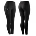 thumbnail image 1 of Pantalon Legging Haute Élasticité Femme Uni Extensible Compression Tenue de Sport Décontractée Yoga Jogging Leggings Pantalons avec Poche, 1 of 8