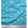 thumbnail image 1 of Soimoi Polyester Crepe Fabric Notes,Guitar & Saxophones Musical Instrument Printed Craft Fabric by The Yard 52 Inch Wide, 1 of 3