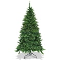 thumbnail image 2 of Costway 5ft Pre-lit PVC Artificial Half Christmas Tree 8 Flash Modes w/ 250 LED Lights, 2 of 10
