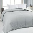thumbnail image 2 of PiccoCasa King Soft Lightweight Down Alternative Comforter Light Gray&Beige, 2 of 7