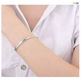 thumbnail image 2 of Namzi Simple Style 925 Sterling Silver Bangle Women Gift Bracelets Bangles, 2 of 5