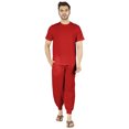thumbnail image 1 of Inkmeso Ensemble de Pyjama Uni pour Hommes, Manches Courtes, Vêtement de Nuit à Col Rond, Ensemble de Pj, 1 of 7