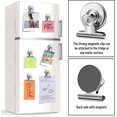 thumbnail image 4 of ZHIMEIFENG 12 Pack Heavy Duty Refrigerator Magnet Clips, Strong Stainless Steel Fridge Magnets, Scratch Free Metal Magnet Clips for Fridge, Whiteboard, Kitchen, Office, 4 of 6