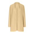 thumbnail image 4 of Knee Length Cardigan Split Front Sweater Cardigan Tops for Women Womens Long Sweaters Open Front Shawl Neck Cardigan Women Womens Sweaters Fall Cardigan Come Mono Cardigan Knit Long Sweater Fall, 4 of 4