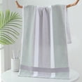 thumbnail image 1 of Striped Towel Cover 13 X 28 Inch Household Absorbent Thick Soft Towel, 1 of 6
