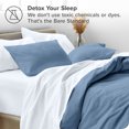 thumbnail image 3 of Bare Home Pillow Sham Set - Premium 1800 Collection - Double Brushed - Queen, Coronet Blue, 3 of 7