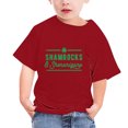 thumbnail image 4 of EGNMCR Blouses & Chemises à Manches Courtes Col Rond pour Tout-Petits Garçons Filles Mode Mignon Col Rond Imprimé Haut à Manches Courtes Girl Blouse, 4 of 4